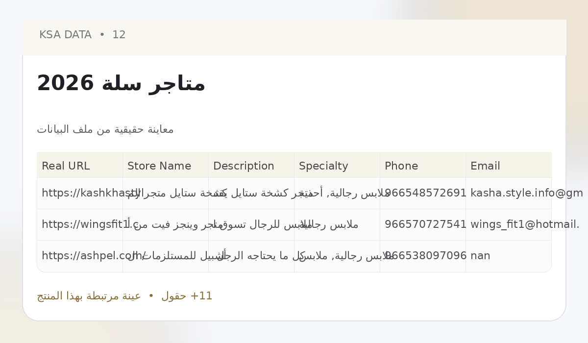 Salla Stores 2026